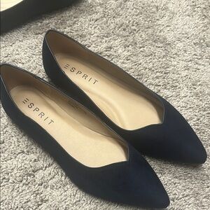 Esprit Black Flats Sleek Minimalist Design